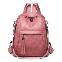 Mochila para mujer, sencilla, retro, para viajes, ocio, multifuncional, de gran capacidad, tipo bandolera - details 1
