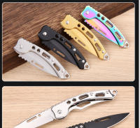 Nueva Llave De Acero Inoxidable Con Cuchillo Plegable Para Exteriores Cuchillo De Mano Plegable Para Frutas Cuchillo De Portaobjetos - details 7