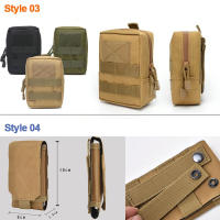 Bolsa Táctica Multifuncional Para Exteriores Con Sistema Molle Bolsa De Cinturón Para Móvil Accesorios De Caza Material De Nylon - details 1