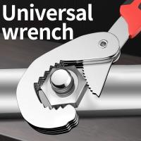 Juego De Llaves De Dos Manos Ajustable Multifuncional De Acero Al Carbono Para Tubería Universal Herramienta Manual De Grip - details 3