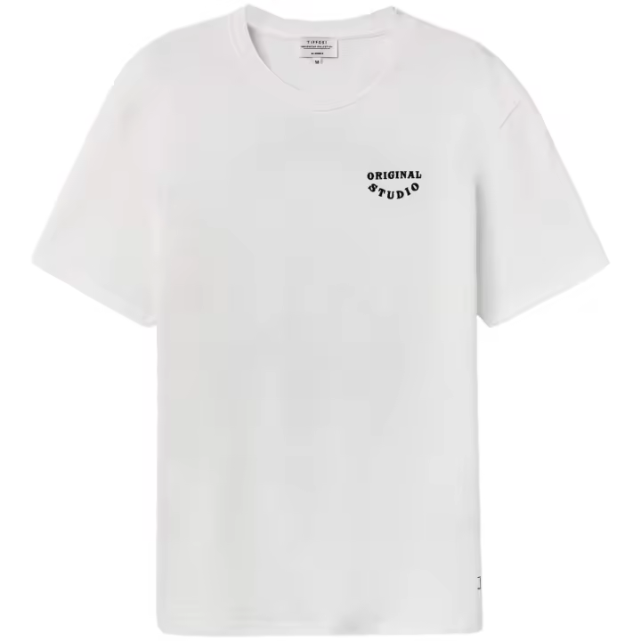 Camiseta de Manga Corta Tiffosi  para hombre en color blanco - 1
