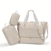 Bolso De Maternidad Grande Capacidad Deportiva Portátil Con Rueda Y Correa Ajustable Para Viajes Bolsa De Mano Para Mamá - details 0