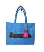 MEJORADA - Bolso de  Mujer Bordado 'SUMMER', con Borla - Playa para Diario - Color Vivo - 42cm*34*14cm - details 8