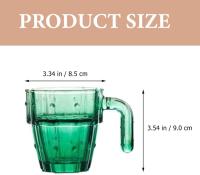 Juego de botellas de Agua de Cactus de 4 piezas Taza de Agua Vaso de Beber Vase de cactus Vase de COTEL Green Copa de champán Vaso de Agua conjunto - details 0