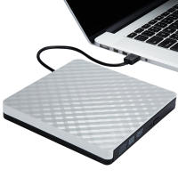 Unidad óptica para ordenador portátil, memoria externa delgado con USB 3.0 DVD, RW con quemador y lector de CD, reproductor bandeja para PC - details 4