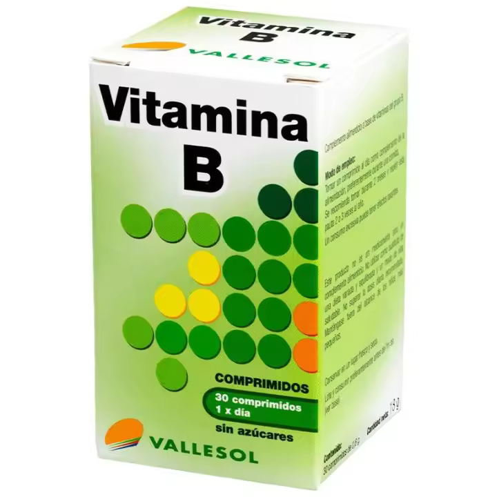 Vallesol Vitamina B Complex 30 Comprimidos - 1