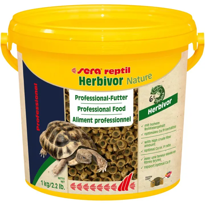 Sera Reptil Profesional Herbivor Nature - Alimento Biocomponente para Reptiles Herbívoros - 1