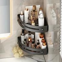 Organizador De Baño Estante De Almacenamiento Para Cocina Aluminio Sin Perforar Rack De Ducha Accesorios De Baño - details 3