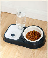 Cuenco De Agua Para Gatos Acero Inoxidable O Plástico Doble Protección De Columna Cervical Dispensador Automático No Encharca La Boca - details 19