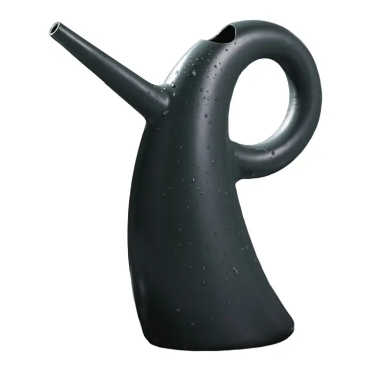 Cubeta De Riego Multifuncional Con Rojellador Y Mango Curvado Herramienta De Jardinería Con Boquilla Larga Para El Hogar - 1
