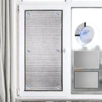Película De Aluminio Para Ventanas 50x50/100cm Protección Solar Antirreflectante Aislante Y Privacidad Para El Hogar Y La Oficina - details 9