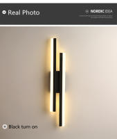 Lámpara De Pared LED Para Dormitorio Estilo Moderno Acero Cuádruple Con Sombrilla De Acrílico Iluminación Interior Para Sala De Estar Pasillo - details 7