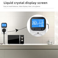 Controlador De Temperatura Digital Con Display LCD Timbre Preset Para Enfriamiento Y Calentamiento Sensor De Temperatura EU Plug 220V - details 18