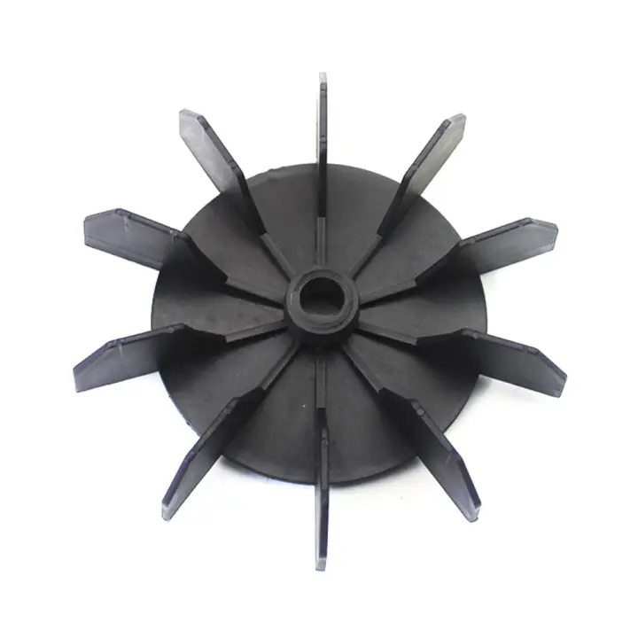 Hoja De Ventilador De Compresor De Plástico Engineering Negro Motor Directo En Línea Diámetro Exterior Reemplazo Para Disipación De Calor - 1