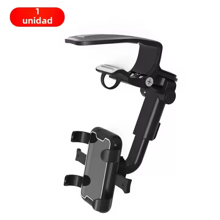 Soporte Universal Para Teléfono BLALION 360 Grados Giratorios Y Retráctil Adecuado Para Dash Cam GPS Smartphone Compatible Con Teléfonos De 4-7 Pulgadas Color Negro - 1