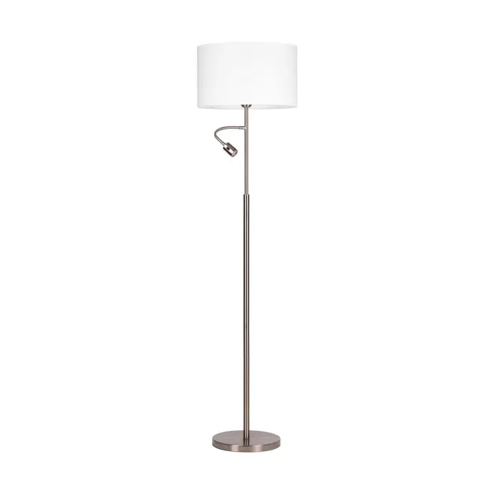 Lámpara de Pie Lorenzo, Metal, Blanco, 40x40x160 cm - 1