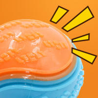 Juguete Interactivo Para Perros Bola De Goma Resistente Mordedor Squeaky Bola De Alta Rebound Para Jugar Con Perros Tamaño Para Pupusas - details 3