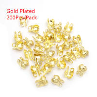 200pcs Encapsuladores De Cadena De Bolas De Plata Y Oro Pintados 1.5mm 2mm 2.4mm 3.2mm Para Joyería Enlaces Y Cierre De Encuentros - details 4