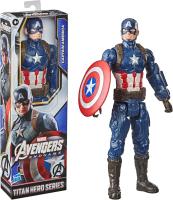MARVEL - Avengers Titan Hero Series - Figura de acción de Capitán América -  Mide 30 cm - Producto oficial - Coleccionable - Edad recomendada mayores de 4 años - details 0