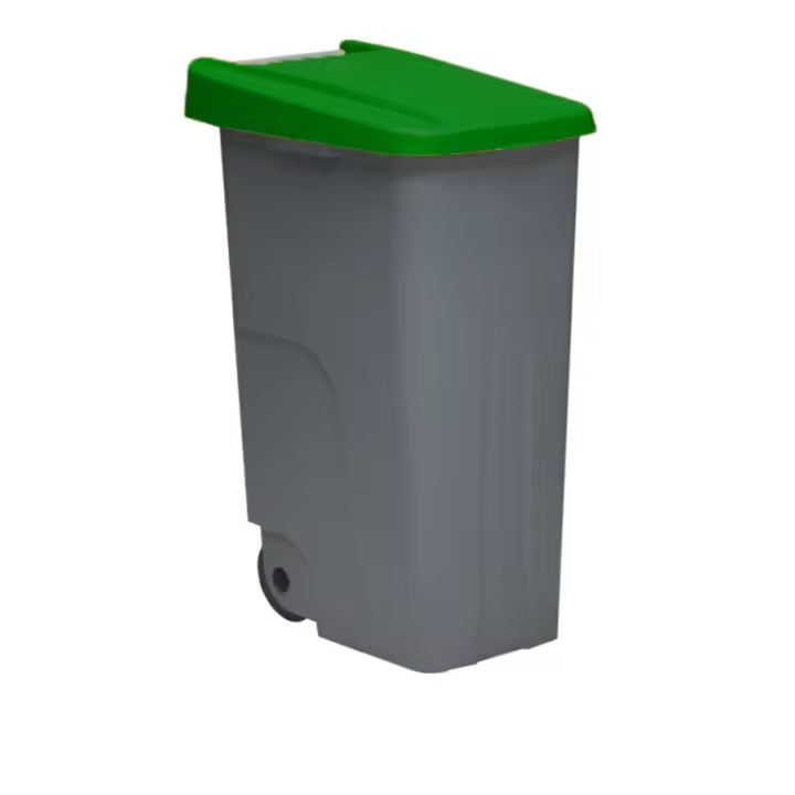 JARDIN202 - Contenedor DENOX Eco 110 Litros Tapa Verde - 1