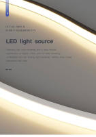 Lámpara De Pared LED Para Interior Decoración Para Dormitorio Negro Blanco Iluminación De Pasillo Balcón Fuente De Luz LED Contemporánea Para Sala De Estar Estudio - details 10