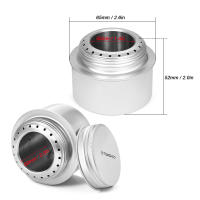 TOMSHOO Estufa Portátil De Aleación De Aluminio Mini Para Camping Y Senderismo Con Tapa Quemador De Viaje Para Cocinar a Base De Alcohol Sólido - details 7