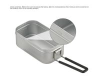 Caja De Almuerzo Calentada Portátil Campingmoon De Aluminio Duro Para Camping Y Picnics Cocina Al Aire Libre - details 10
