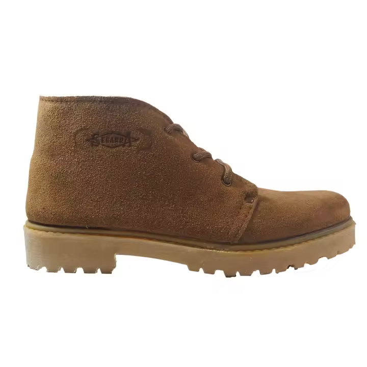 Botas para Hombre Segarra 101 Natural - Color Beige - Bota Clásica - Piel Serraje - Suela de Caucho - Cierre en Cordones - 1