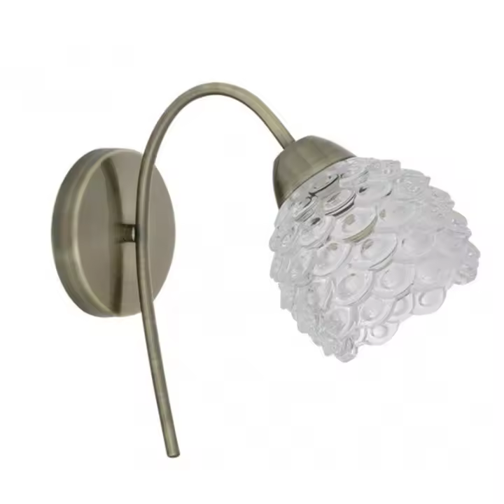 Aplique de Pared FABRILAMP Bagan Cuero 26x27x12 Cm - 1