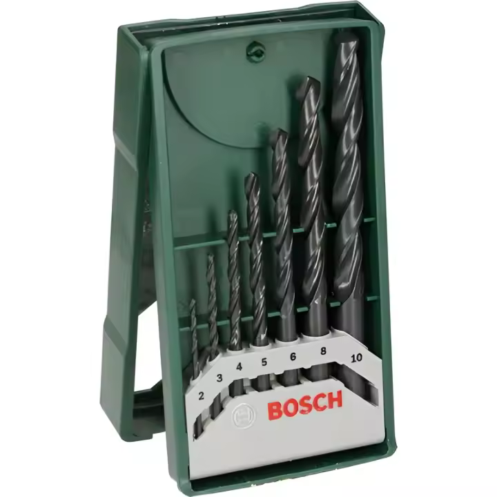 Bosch Mini X-Line con 7 brocas (para Metal, Ø 2-10 mm, Accessorios Taladradora) - 1