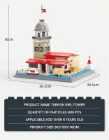 Bloques De Construcción WG5229 Torre De La Mujer Famosa De Türkiye Modelo De Calle Juguete De Artesanía Para Niños Y Niñas Decoración De Cumpleaños Y Regalos - details 2