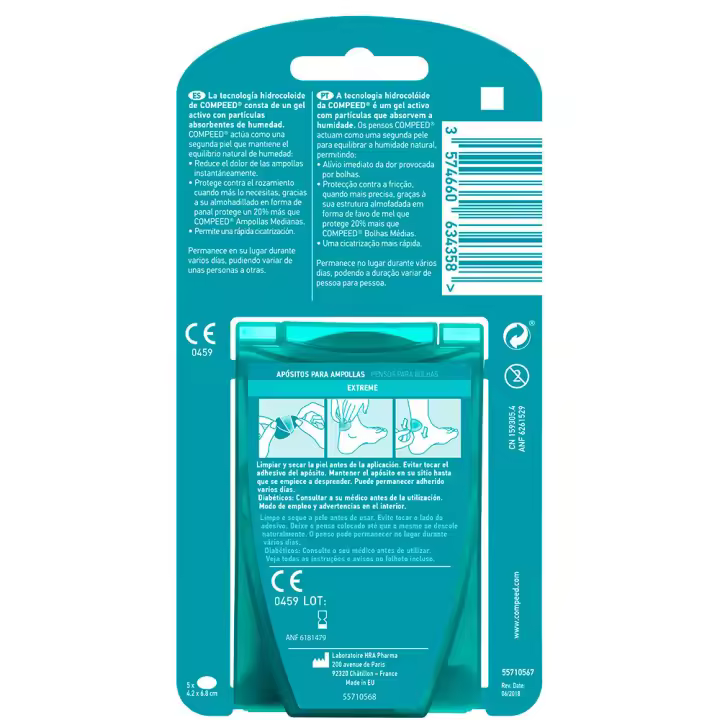 Salud Compeed AMPOLLAS extreme 5 apósitos - 1