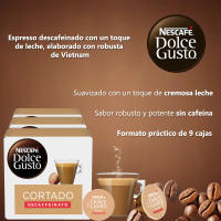 Dolce Gusto - Pack Especial Cortado Descafeinado (144 Unidades) | La Intensa Plenitud de un Cortado con Toque de Leche, pero Sin Cafeína, Perfecto para Disfrutar a Cualquier Hora Sin Renunciar al Sabor - details 0