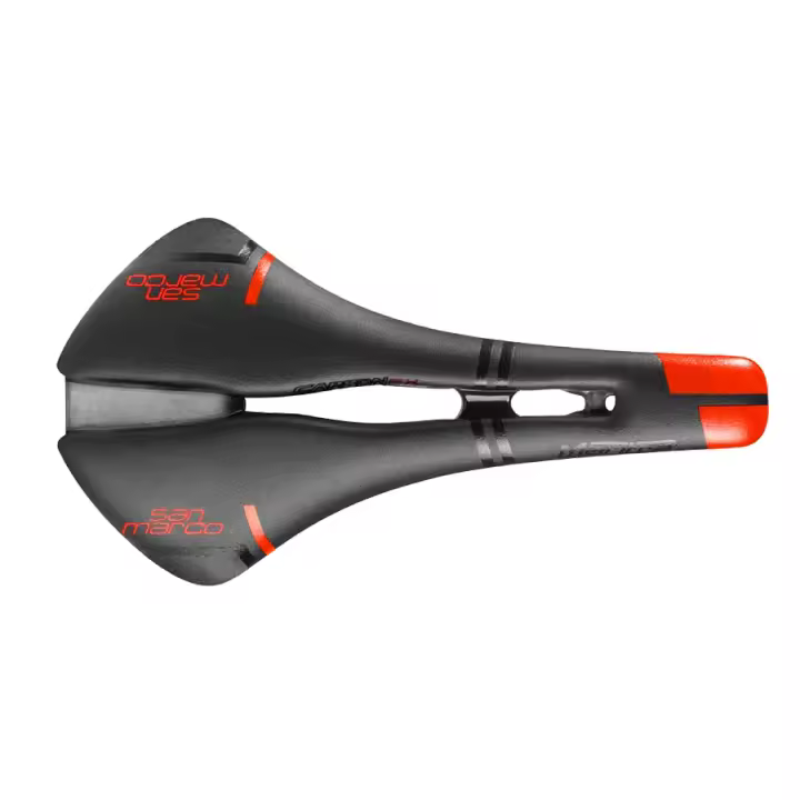 Sillín De Bicicleta De Carbono Ligero San TT Triatlón Aspide Racing Para Hombres Sillín De Carretera Con Almohadilla Suave 143mmx278mm - 1