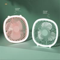Cool & Cute Ventilador Portátil con Luz LED - Mesa y Camping - Ventilador USB (Rosa) - details 2
