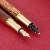 Mini Pluma De Madera De Bolsillo Pluma De Tinta Metálica Para Negocios Y Escuela Suministros De Escritura Portátil Regalo Estilo De Oficina - details 18
