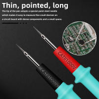 1 Par De Líneas De Prueba De Punta De Agujas De Silicona Universal Para Multímetro Cable De Prueba Con Pinzas De Alligator 20A - details 1