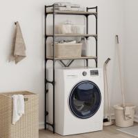 vidaXL Estantería Lavadora Armario Estantes Baño Madera Ingeniería Color Roble Sonoma,  Gris sonoma,  Roble ahumado y mas - details 3