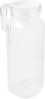 Jarra de plástico cuadrada para refrigerador con tapa (1,1 litros) - details 0