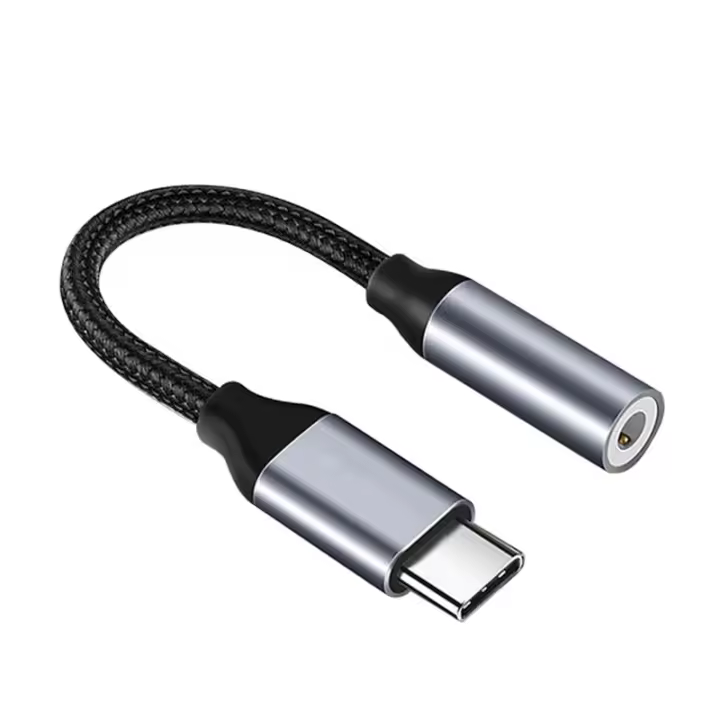 Adaptador De Audio USB Tipo C a 3.5mm Aux Para Samsung Galaxy S21 Ultra S20 Note 20 Cable De Auriculares Convertidor Tipo-C Jack 3.5mm - 1