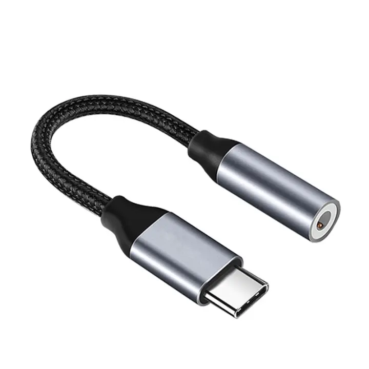 Adaptador De Audio USB Tipo C a 3.5mm Aux Para Samsung Galaxy S21 Ultra S20 Note 20 Cable De Auriculares Convertidor Type-C Jack 3.5mm - 1