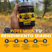 Miel Cruda de Bosque Beeast, Pacl de 3 tarros 400 gr (1,200 gr), Mayden Beeast - details 0