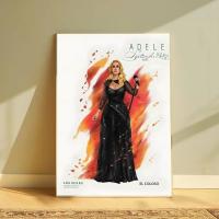 Póster HD De Adele Artista Musical Para Decoración De Sala De Estar Bar Office Imagen Clásica Resistente Al Agua Y Adhesiva - details 16