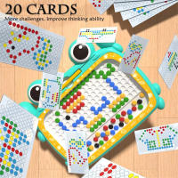Tablero De Dibujo Magnético Para Niños Grande Con Perlas Y Lápiz De Borrado Fácil Juguete Montessori De Crabece Unisex - details 4