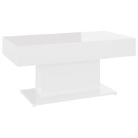vidaXL Mesa de centro madera de ingeniería 96x50x45 cm Blanco, Negro, Gris Mesita de Salón o Comedor o Auxiliar Mesa de Café Meuble Salón - details 2