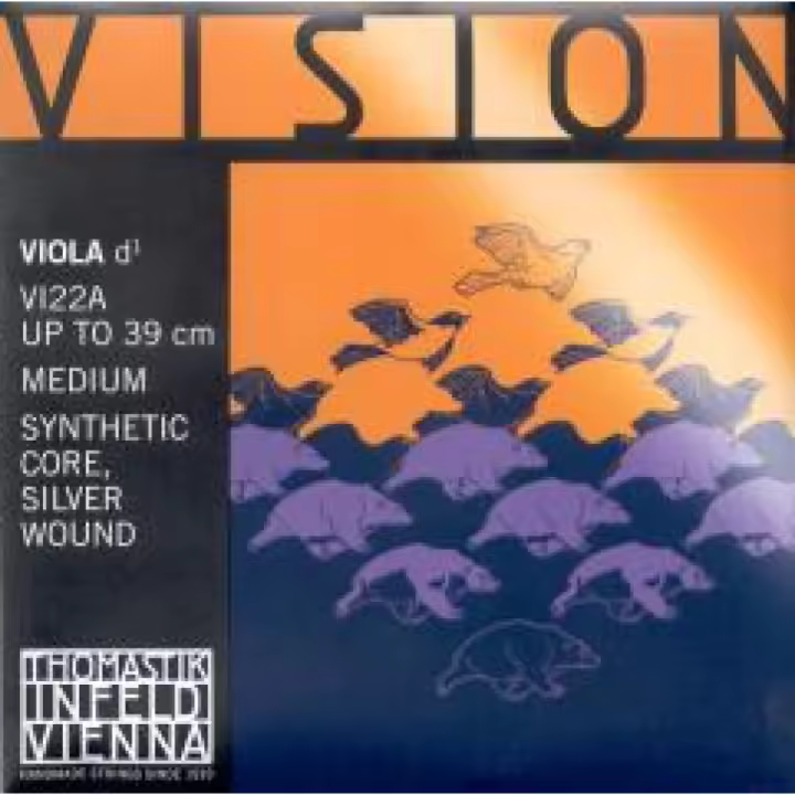 CUERDA VIOLA-Thomastik (Vision/VI22A) (Sintetica/Entorchado Plata) 2ª Medium Viola 4/4 - 1