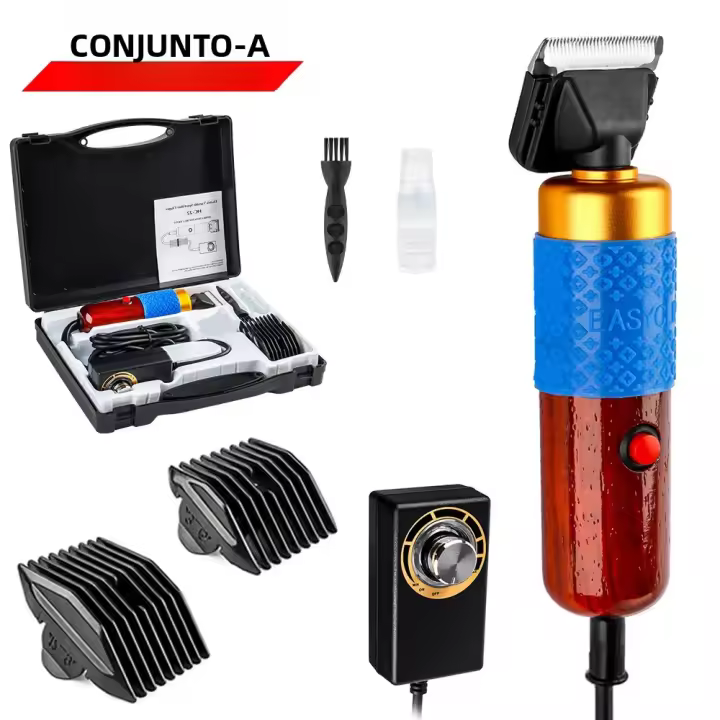 Tijeras Eléctricas 200W 110V-220V Para Mascotas Y Alfombras Cortadora De Pelo De Animales Set De Afeitar Para Hogar Y Mascotas - 1