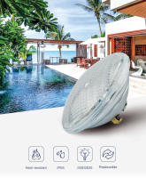 Luz Submarina LED Para Piscina 18W 36W 54W Par56 RGB Calor Blanca Fría Blanco Calido Blanco Frío Foco LED Para Piscinas - details 1