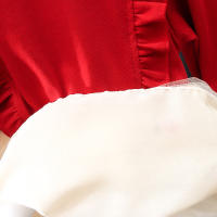 Vestido De Princesa Para Niña Con Encaje Estilo Británico Vestido De Cumpleaños Para Bebé De Otoño E Invierno Corte A-line Largo Hasta La Rodilla - details 6
