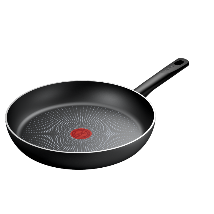 Tefal React Sarténes de revestimiento antiadherente resistente y seguro, Elige tamaño 22 28 30 cm cuerpo de aluminio 100% reciclado, indicador de temperatura, avanzada tecnología de inducción, Aptas para todas las cocinas